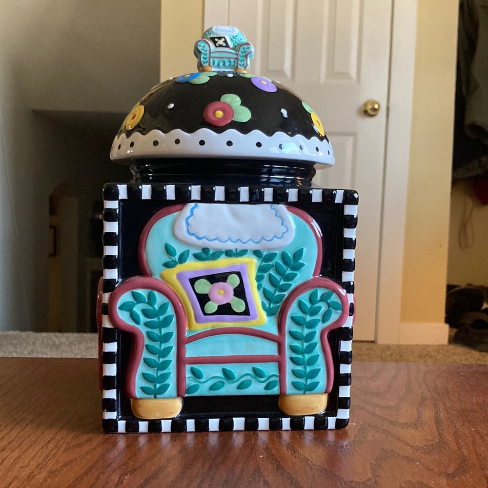 Mary Engelbreit large canister or cookie jar